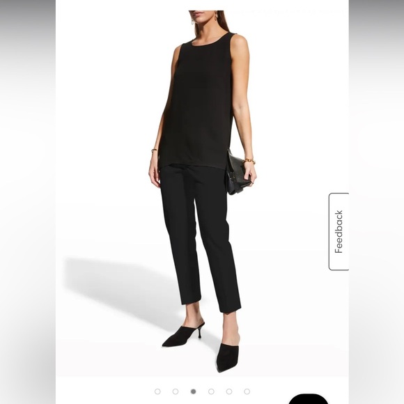 Lafayette 148 New York Jodhpur Cloth Side Zip Cropped Pants - Picture 1 of 8